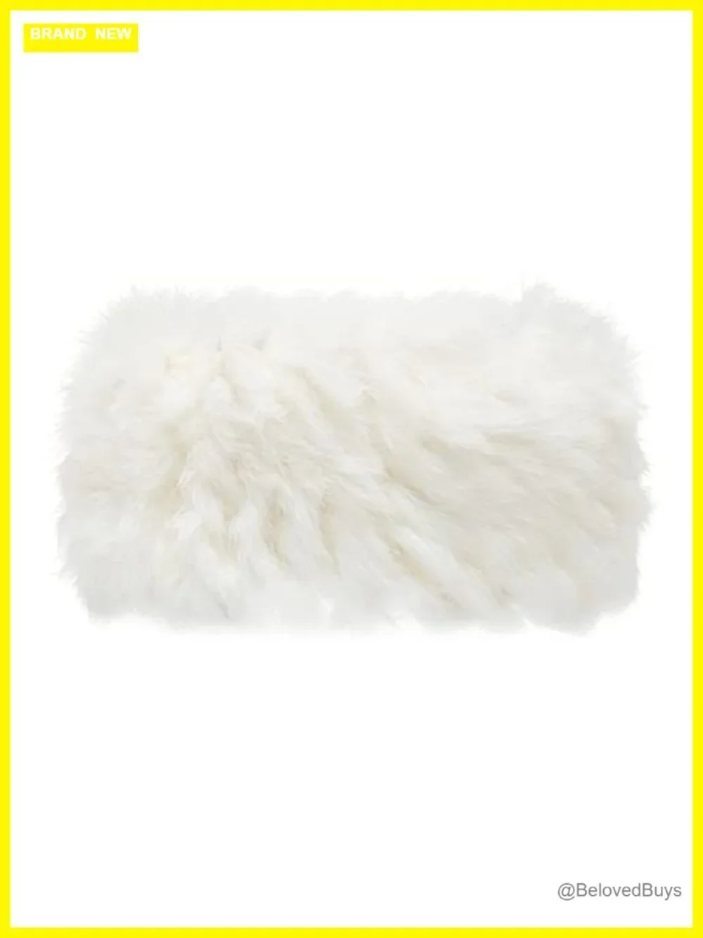 Women Rabbit Fur Headband Stretchy Winter Earwarmer Earmuffs